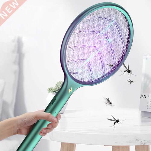 3 in 1 Handheld USB Rechargeable Tennis Racket Electric Fly