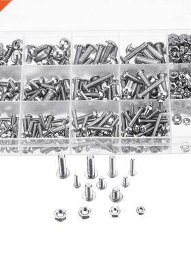 MXSS4 500PCS M3 M4 M5 304 Stainless Steel Hex Socket Head C