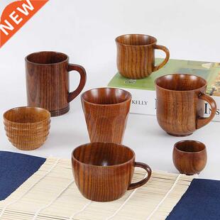 Japanese Style Wooden Cup Creative Jujube Wood Insulation Te