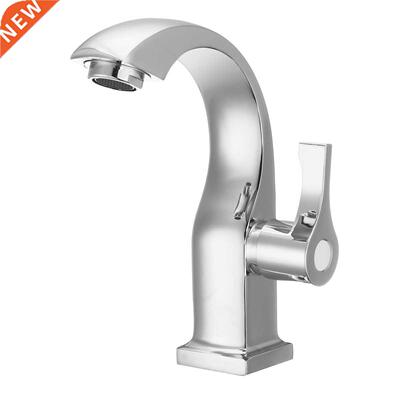 Bathroom Basin Faucet Single Handle Hole Chrome-plated Coppe