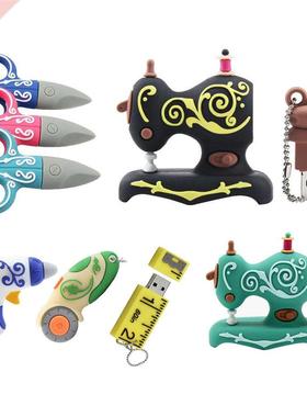 TEXT ME USB 2.0 64GB new style cartoon Ruler sewing machine