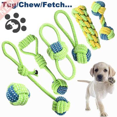 Dog Toy Rope Ball Toy for Small Medium Dogs Outdoor Training