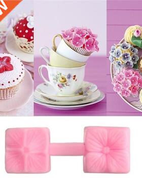 4 Kinds Of Flowers Combination Cake Mould For  Fondant Ca