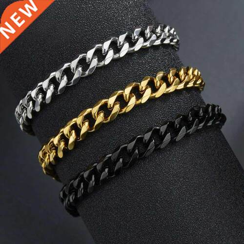 High Quality Stainless Steel Bracelets For Men Blank Color P