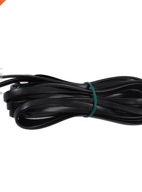 6P6C RJ11 Telephone Extension Fax Modem Cable Line 5M Length