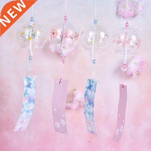 Japanese Style Glass Wind Chimes Hanging Craft Wind Bell