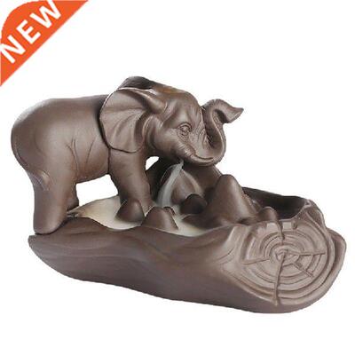 New Backflow Incense Burner Elephant God Emblem Auspicious