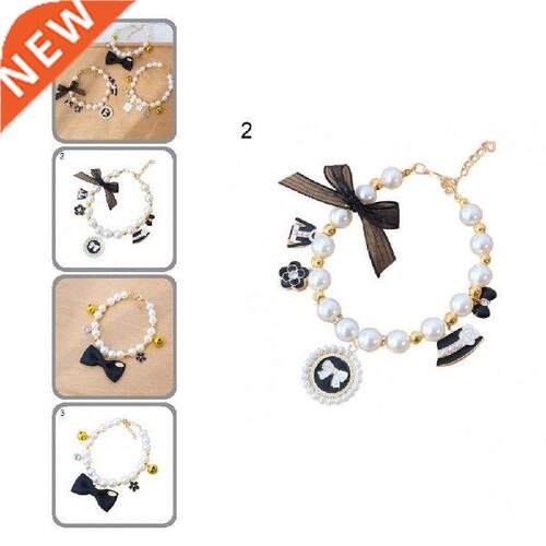 Resin Beautiful Puppy Cats Collar Necklace with Bell