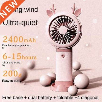 Sall Handheld Fan Student Doritory ini USB Rechargeable