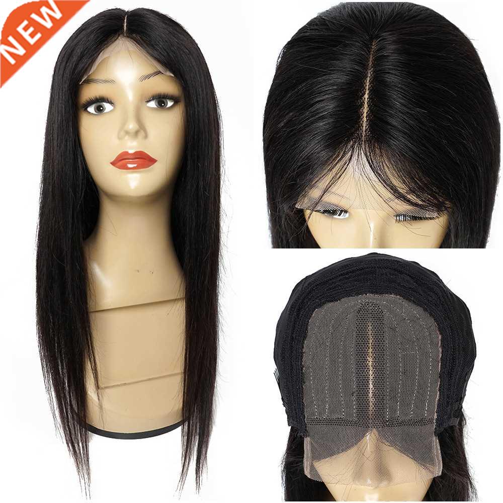 4x1 T part lace wig 12 to 28 inch straight Indian human hair