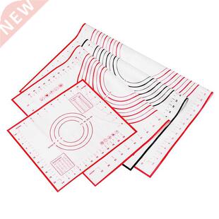4 Size Silicone Baking Mat Pizza Dough Maker Pastry Kitchen