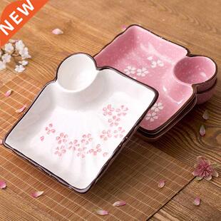 1pc Ceramic Plate Dish Dumplings Bowl Sushi Plate with