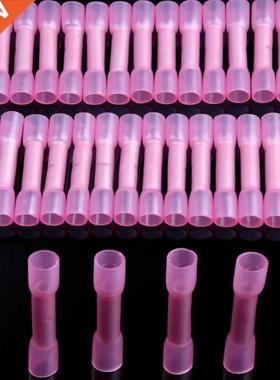 100/50pcs Solder Seal Wire Connectors Heat Shrink Butt Conne