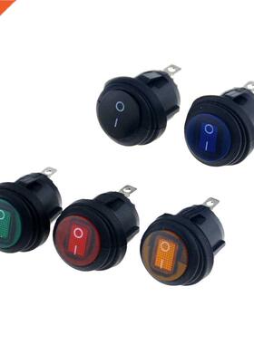 1PCS 6A/250V Round KCD1-2P 3Pin ON/OFF SPST Rocker Switch Wa