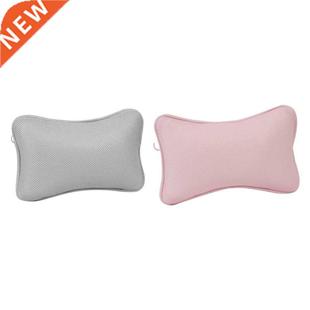 2X 3D Mesh Spa Bathtub Headrest Pillow With Suction Cups