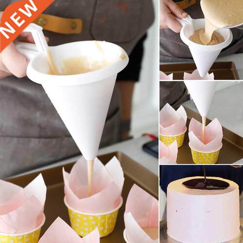 Kitchen Adjustable Frosting Candy Funnel Chocolate Pastry