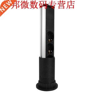 POP Socket Intrekbe Tafel Socket 3 Plug 2 USB Chger Outl