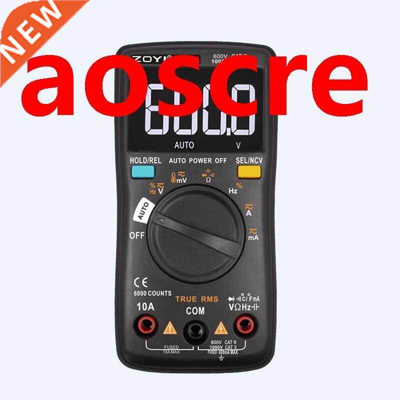 ZT102A Auto Functional Multimeter 6000 Counts Backlight AC/D