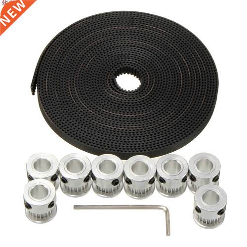 20T GT2 Aluminium Timing Pulley 2GT 5M Belt For 3D Printer