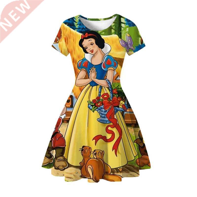 2022 Short Sleeve Dress For Girl Kid Clothes 1 2  4 5 6 7 8