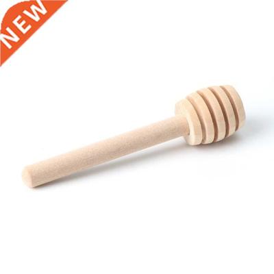 Wood Honey Dipper Wooden Stick Spoon Dip Drizzler Server Spo
