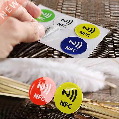 1pcs Waterproof PET Material NFC Stickers Smart Adhesive Nta