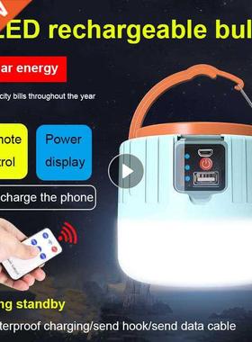 Outdoor Solar Lght LED Campng Lamp USB Rechargeable Lamp
