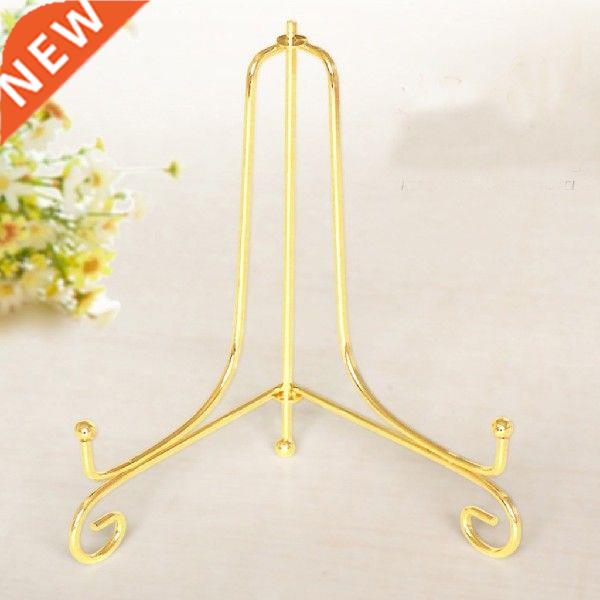 4 -12inch Gold Iron Stand Easel Art Display Stand Bowl