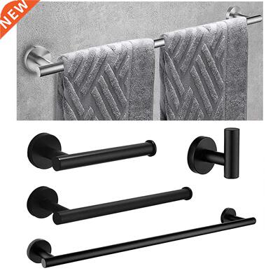 4x Modern Towel Bar Rack Holder Robe Hook Set Bath