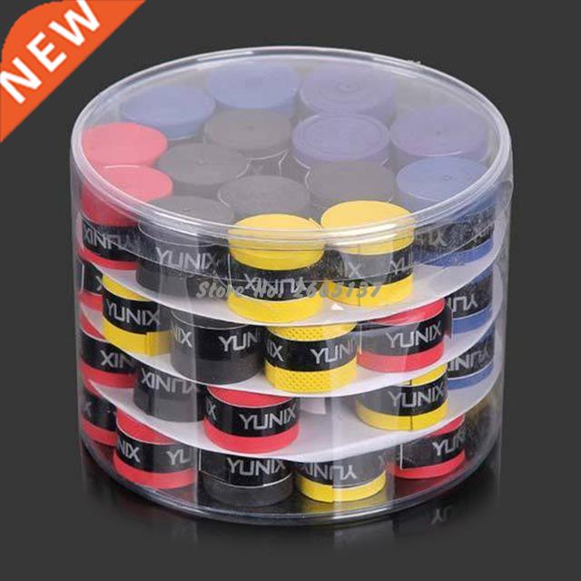 60pcs White Coated Anti-slip Tennis Overgrips Badminton Grip