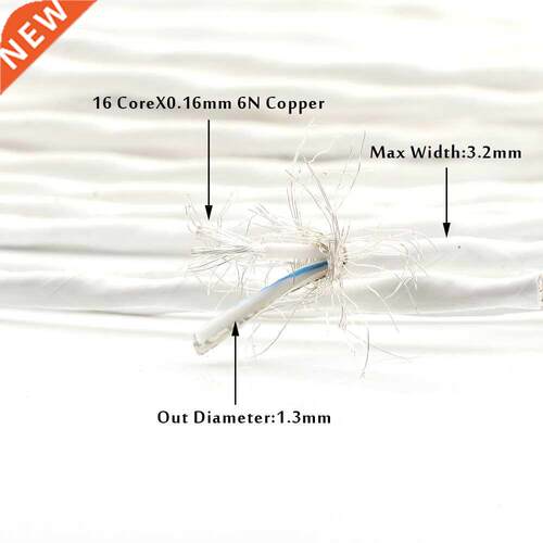 6N copper silver plated Nerve Audio Axon Bulk single cable,X