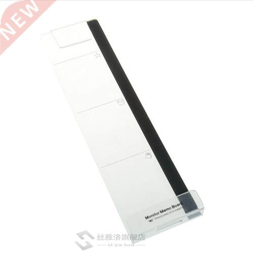 Computer Moniter Side Memo Pad Board Note Holders Transparen