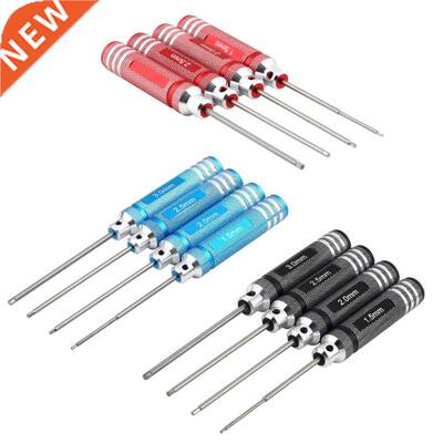 4Pcs/Set Allen Hex Screwdrivers H1.5mm/2.0mm/2.5mm/3.0mm Hex