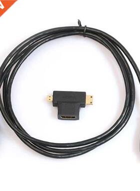 3 in 1 HD HDMI to HDMI Cable + Micro HDMI Adaptor + Mini HDM