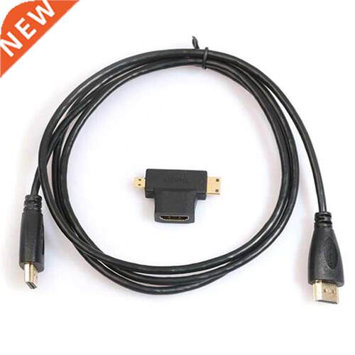 3 in 1 HD HDMI to HDMI Cable + Micro HDMI Adaptor + Mini HDM