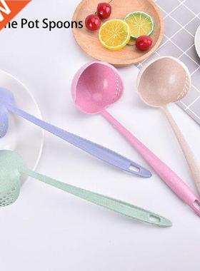 Soup Spoon Ladle Silicone Pot Spoons With Long Handle Spoon