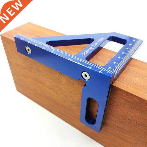 Woodworking Square Protractor Aluminum Alloy Miter Triangle