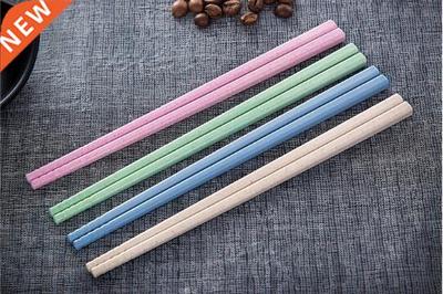 10pairs/lot Wheat Straw Chinese Chopsticks Set Eco-Friendly