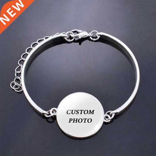Fashion Woman Custom Bracelet Diy Baby Couple Family Photo