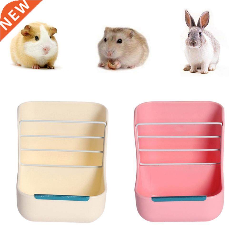 Rabbit Hamster Grass Hay PP Stainless Steel Feeder Frame Rac