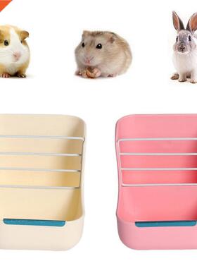 Rabbit Hamster Grass Hay PP Stainless Steel Feeder Frame Rac