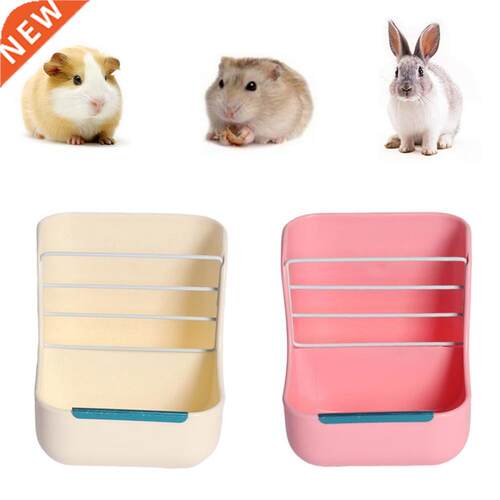 Rabbit Hamster Grass Hay PP Stainless Steel Feeder Frame Rac