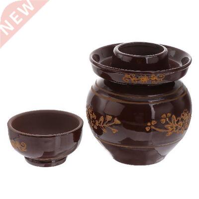 Jar Ceramic Pickle Fermentation Fermenting Kimchi Jars Food