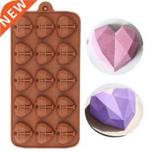 Heart Chocolate Molds 15 Cavitydiamond Love Shape Silicone