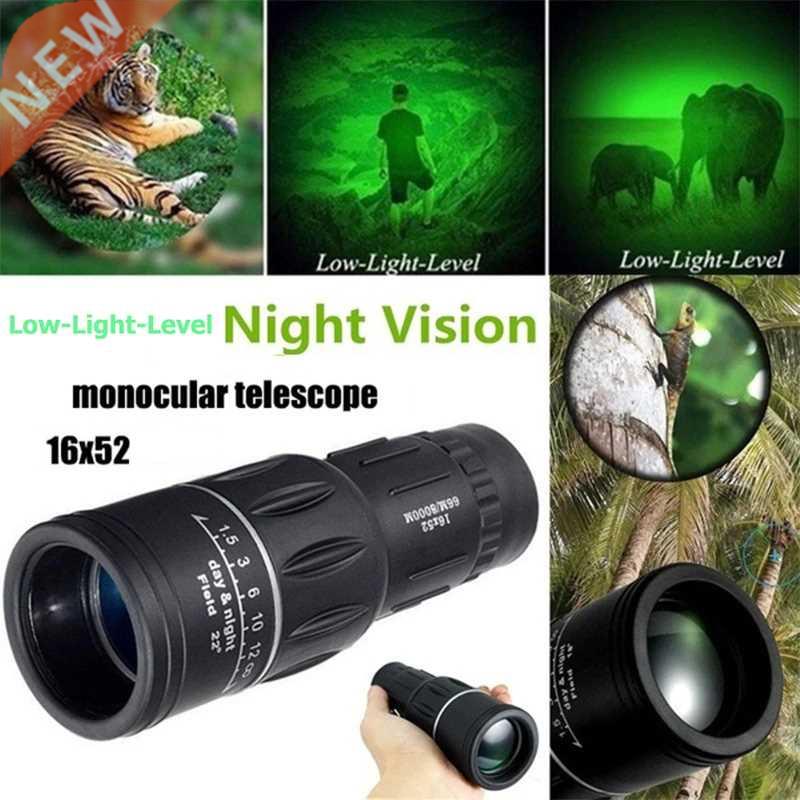 US DE 16X Monocular 66m/8000m Magnification Dual Focus Zoom