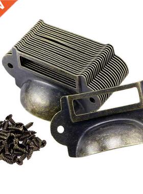 20PCS File Name Card File Cabinet Handles Label Holder