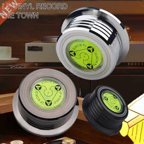 LP Disc Stabilizer With Bubble Level Portable Accessories Un
