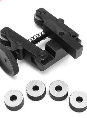 1Set Durable Knurling Tool Holder Linear Knurl Tools Lathe A