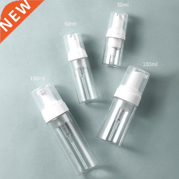 New 4Pcs 30/60/100/150ml Travel Mousse Foaming Shampoo Gel