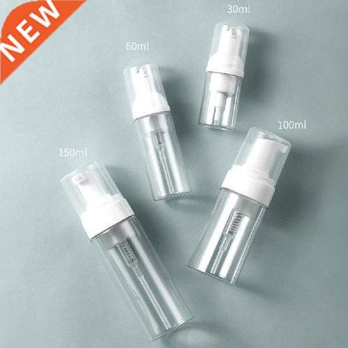 New 4Pcs 30/60/100/150ml Travel Mousse Foaming Shampoo Gel
